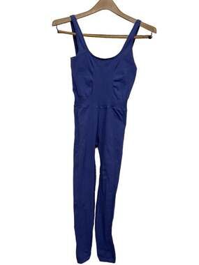 Free People Movement Good Karma one piece bodysuit Blue XS S